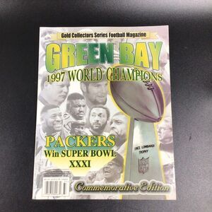 Green Bay Packers 1997 World Champions Gold Collectors Series Football Magazine